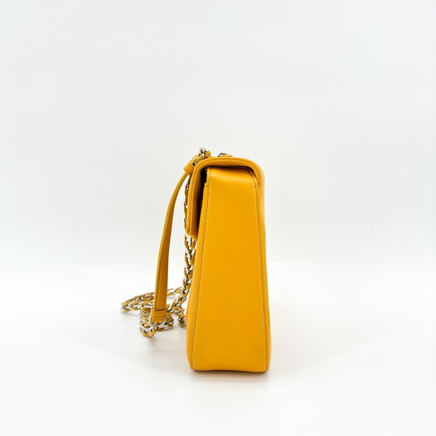 Fendi B Baguette Shoulder Bag Yellow