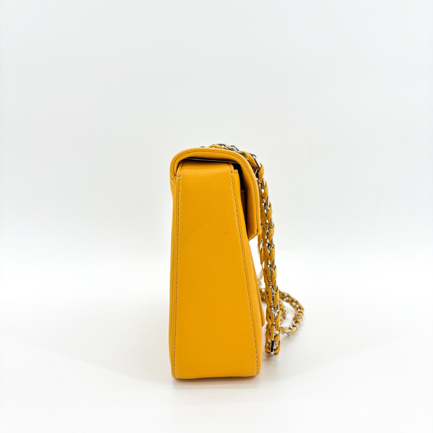 Fendi B Baguette Shoulder Bag Yellow