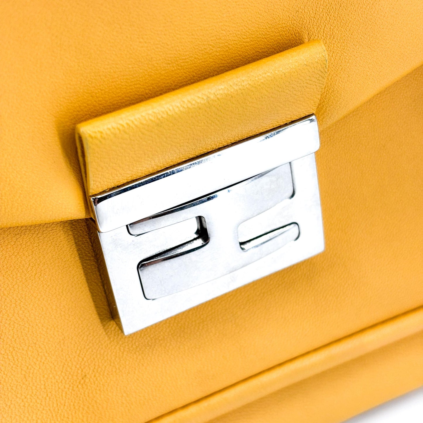 Fendi B Baguette Shoulder Bag Yellow