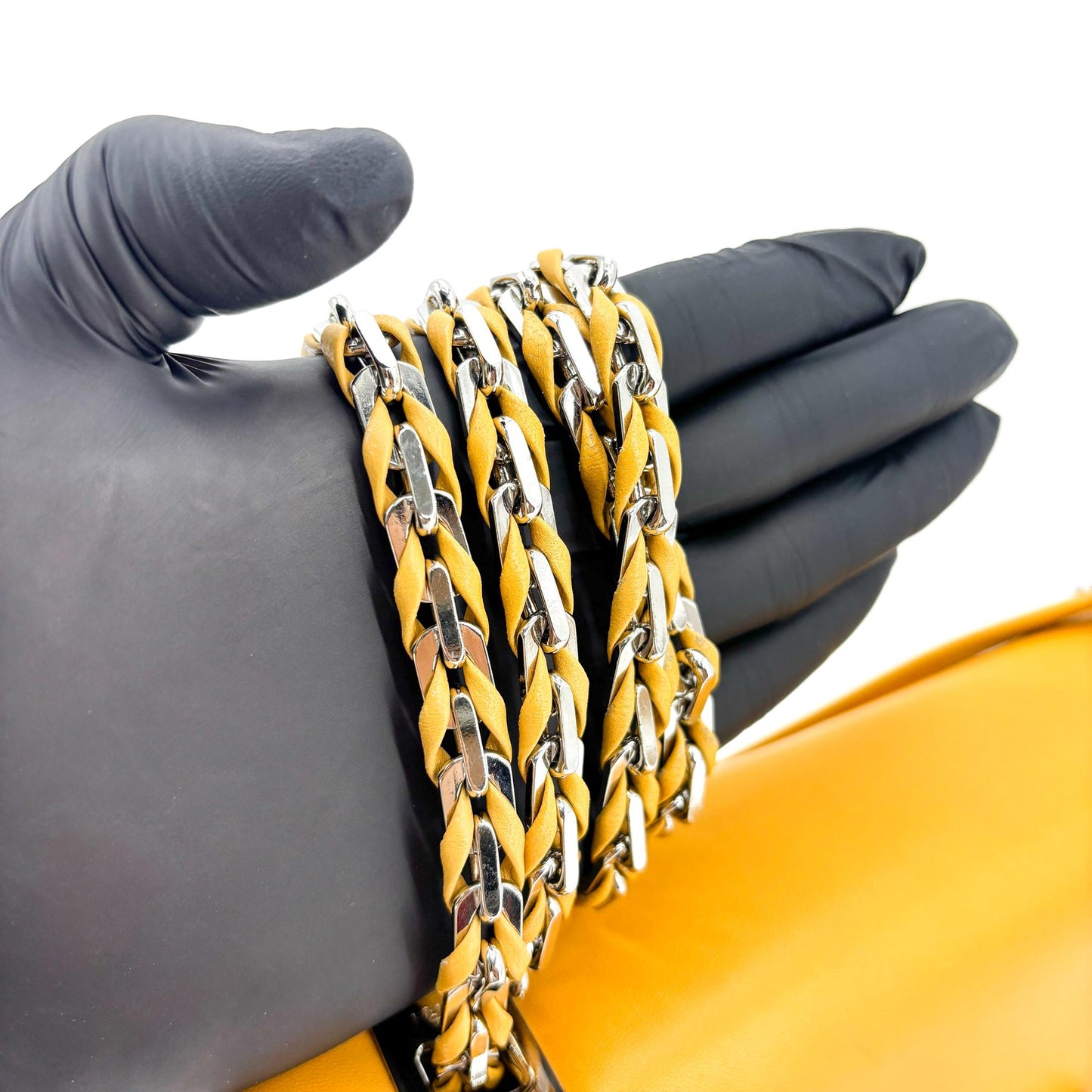 Fendi B Baguette Shoulder Bag Yellow