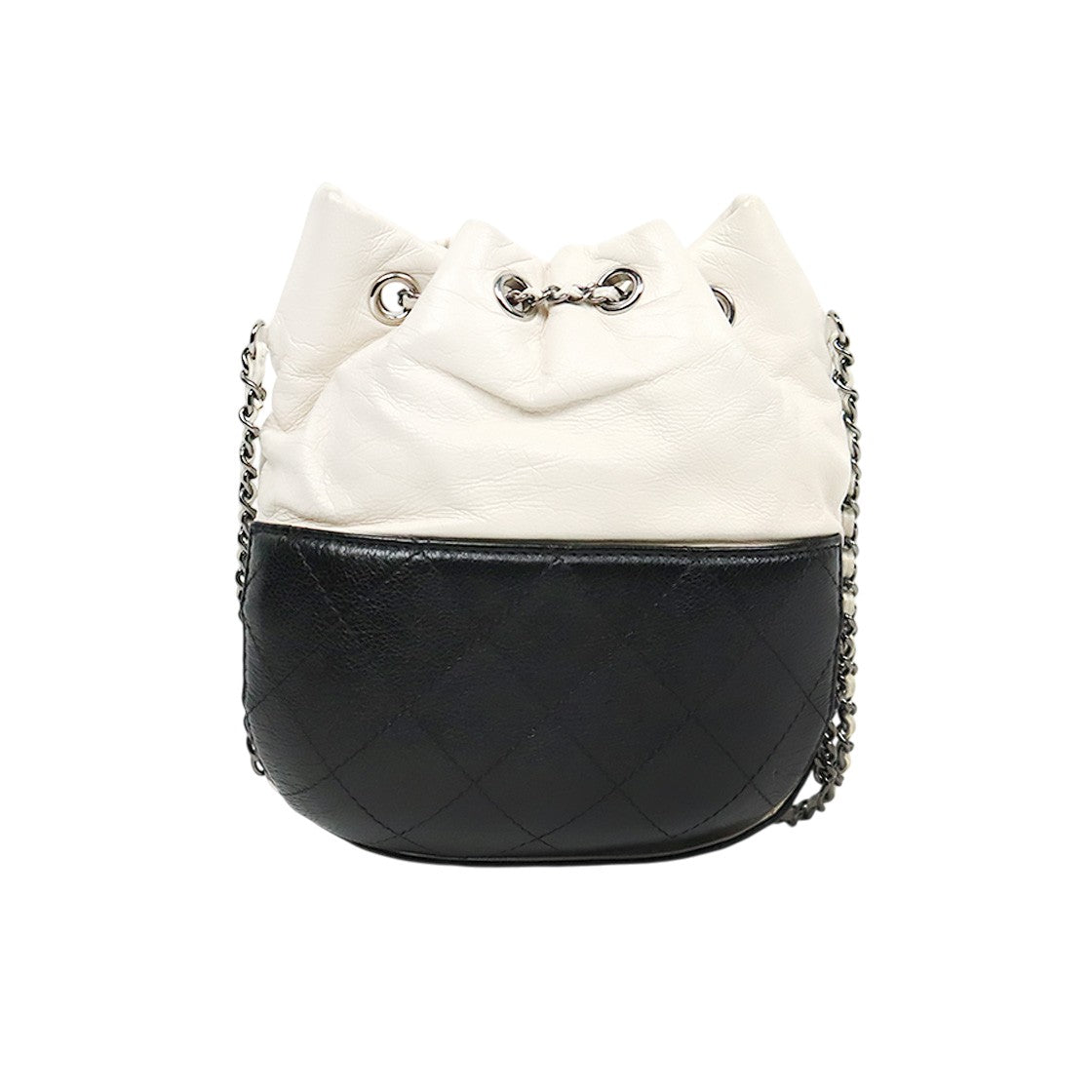 Chanel White and Black Gabrielle Pulse Crossbody Bag