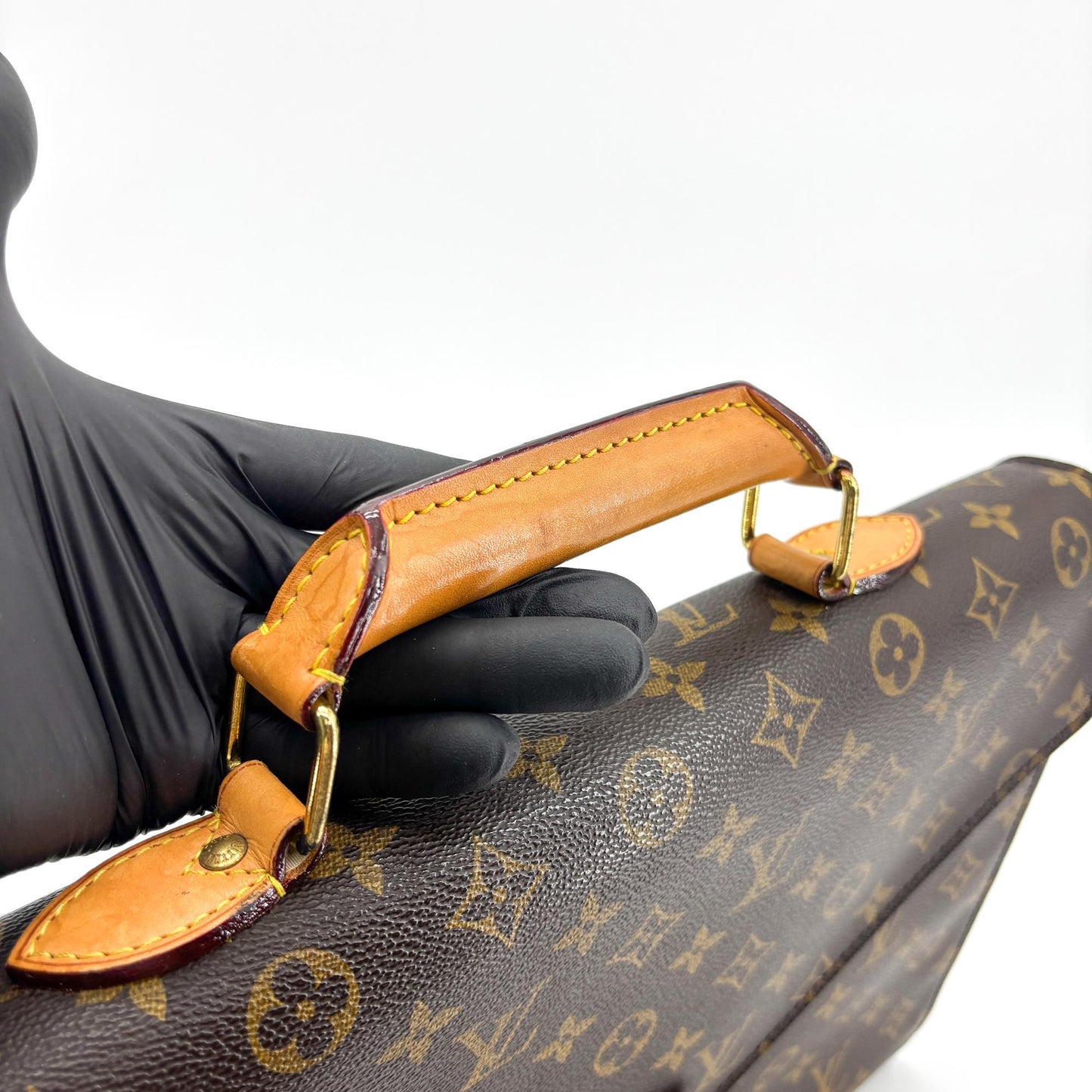Louis Vuitton Monogram President Briefcase Brown