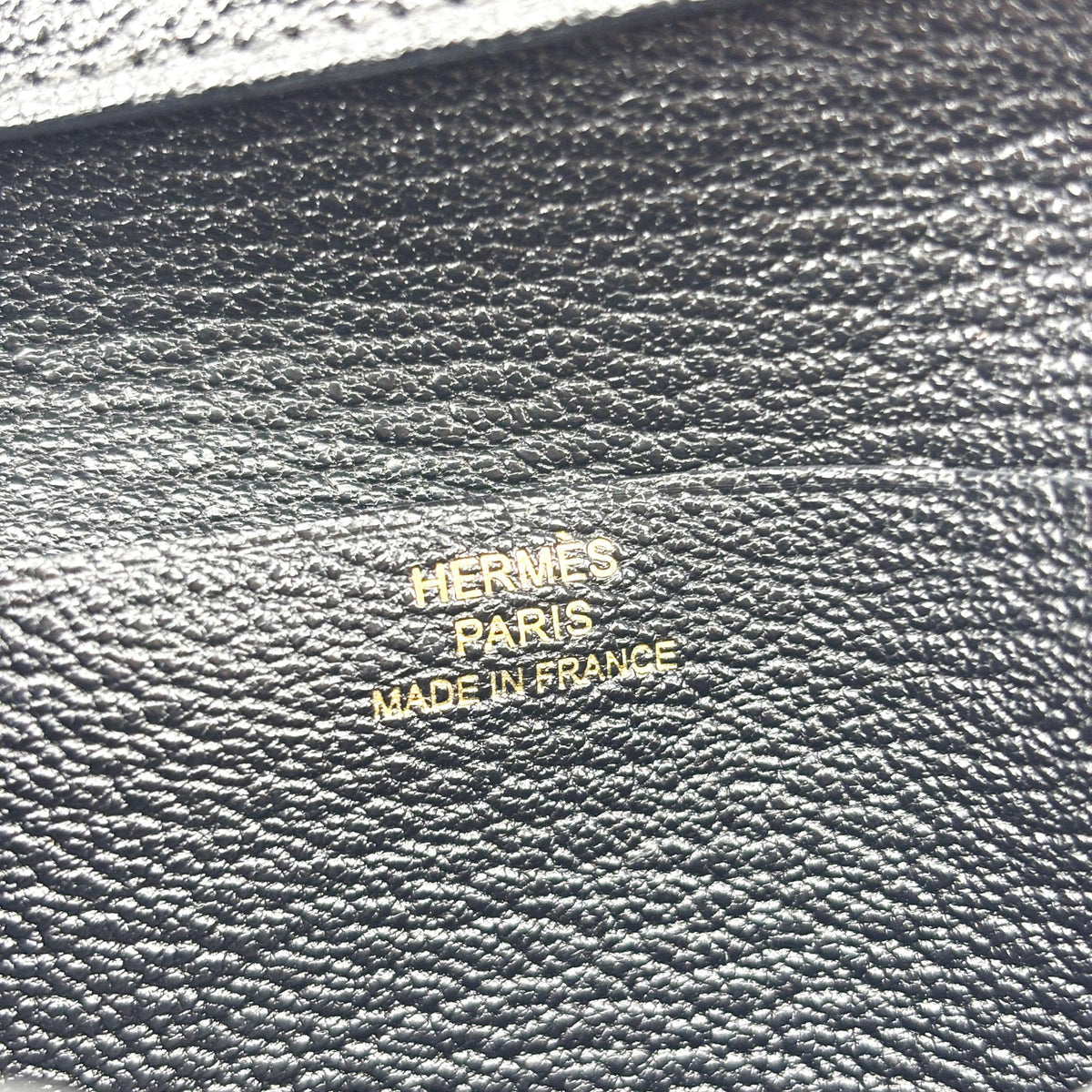 Hermès Beane Compact Wallet Epsom Black Gold Hardware