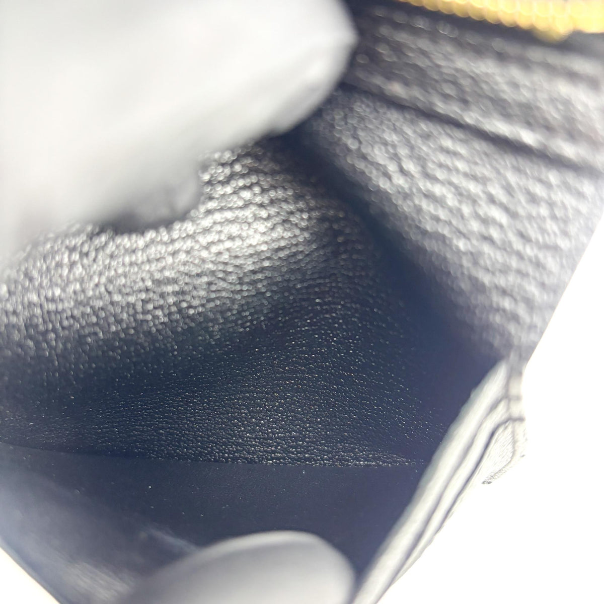 Hermès Beane Compact Wallet Epsom Black Gold Hardware