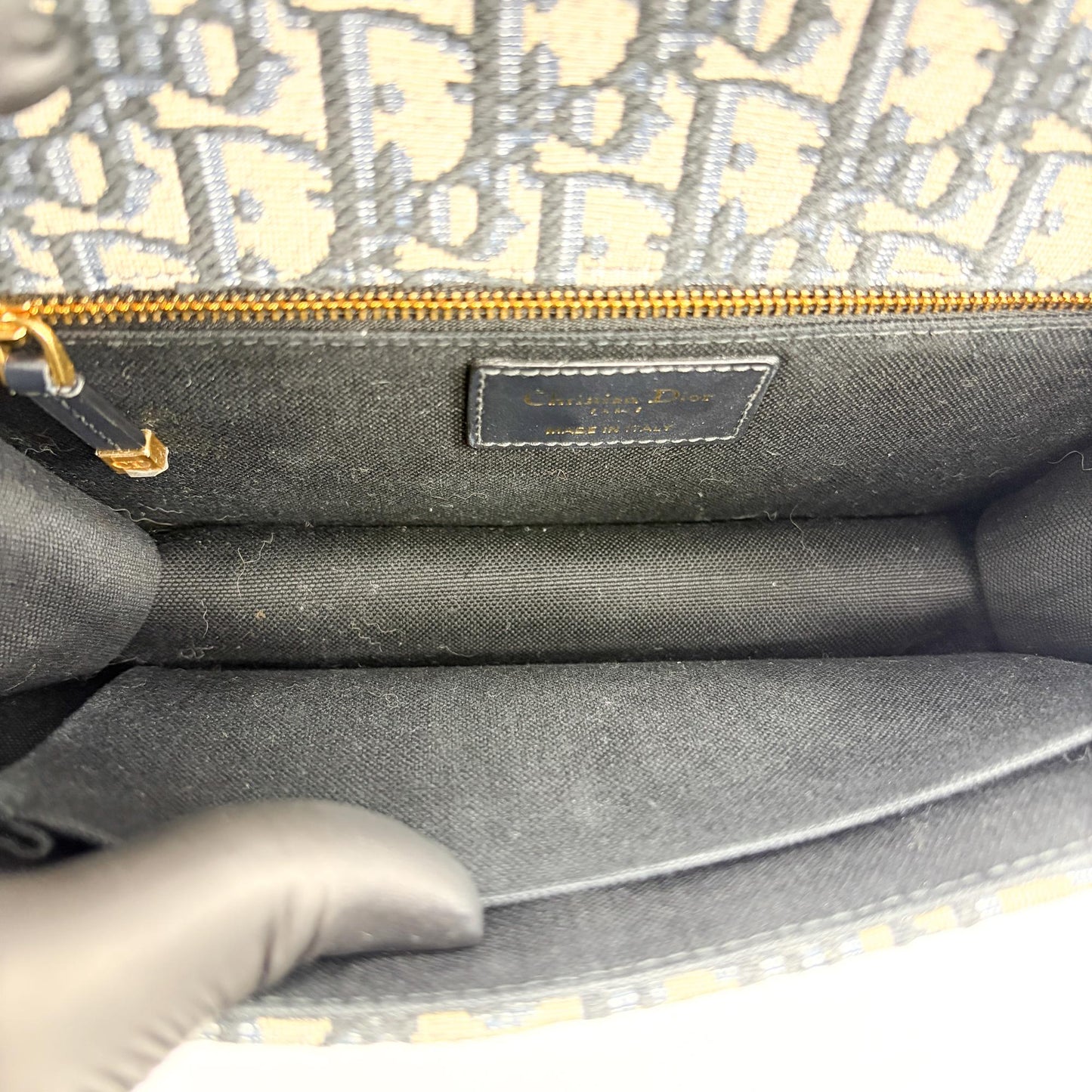 Dior 30 Montaigne Oblique Bag Blue