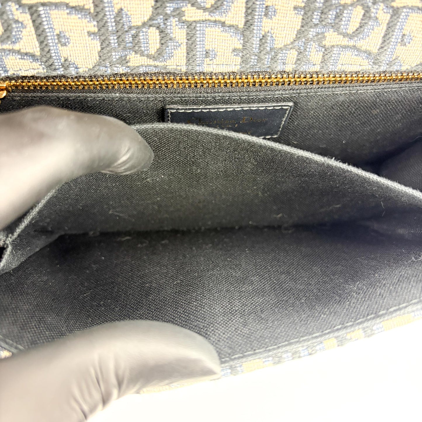 Dior 30 Montaigne Oblique Bag Blue