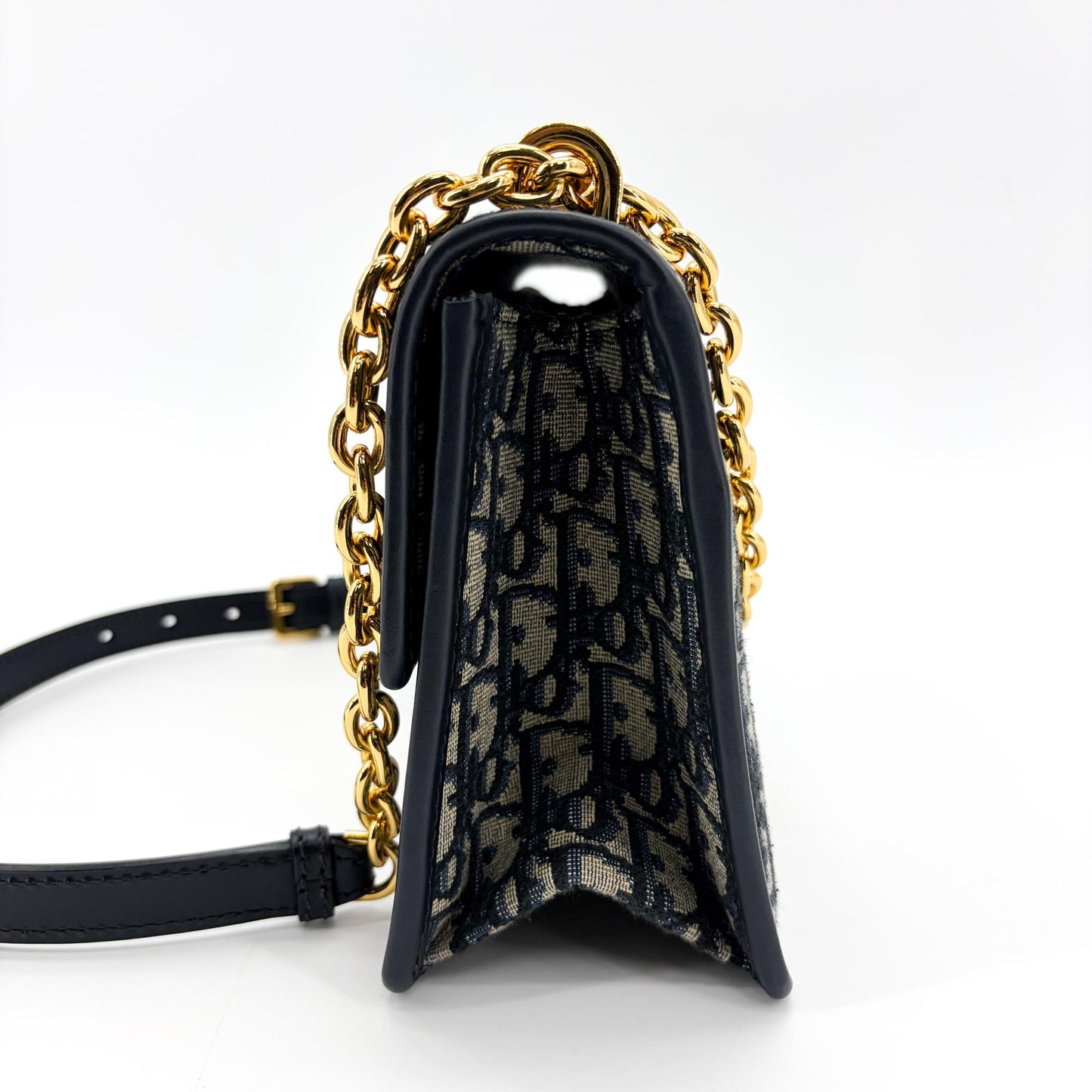 Dior 30 Montaigne Oblique Bag Blue