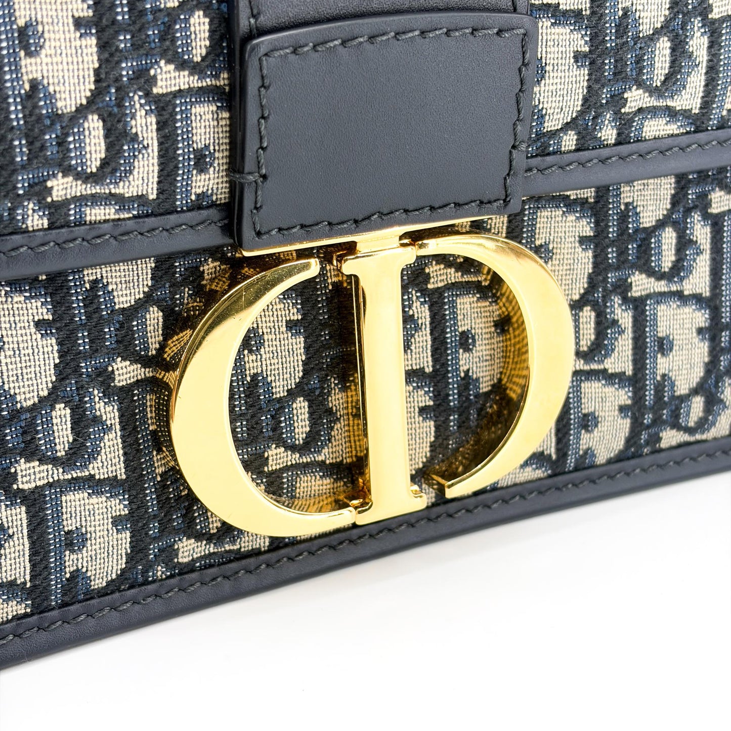 Dior 30 Montaigne Oblique Bag Blue