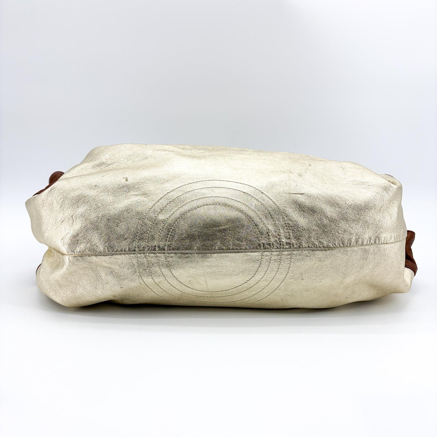 Loewe Napa Art Medium Gold Brown Multi