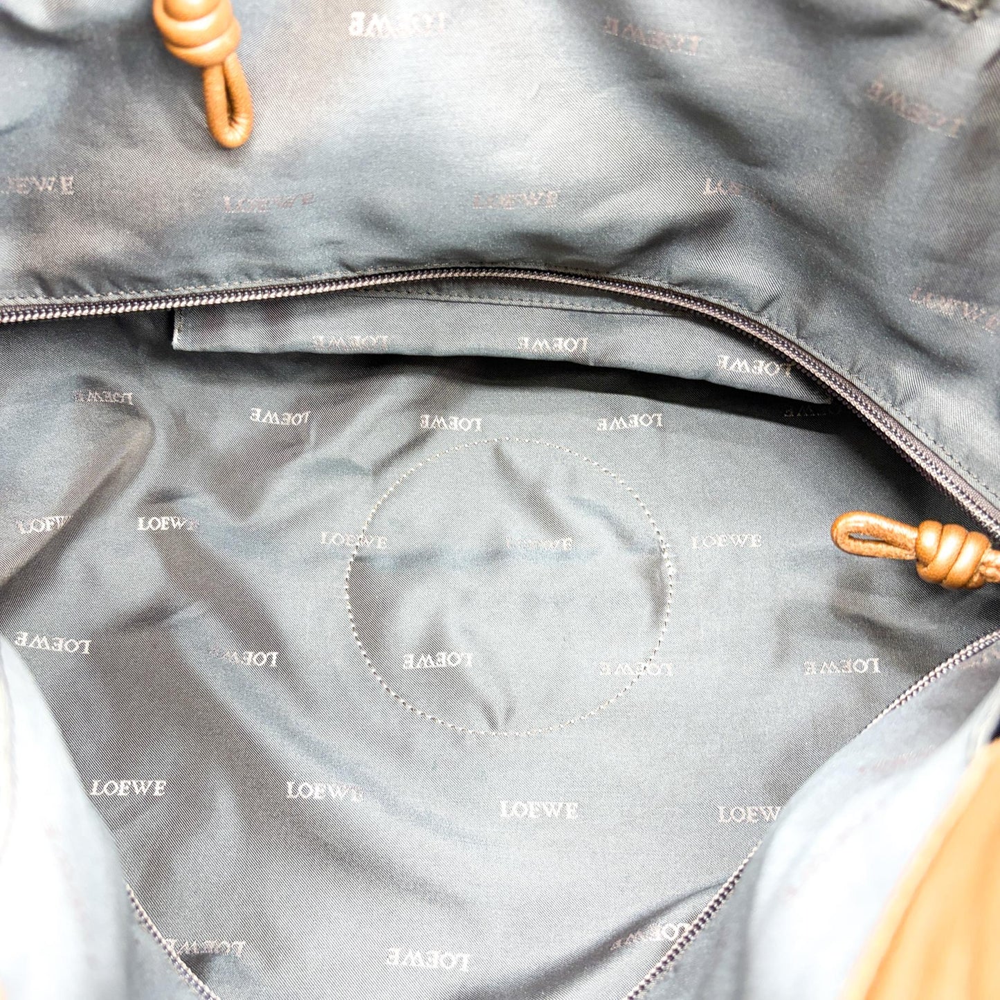 Loewe Napa Art Medium Gold Brown Multi