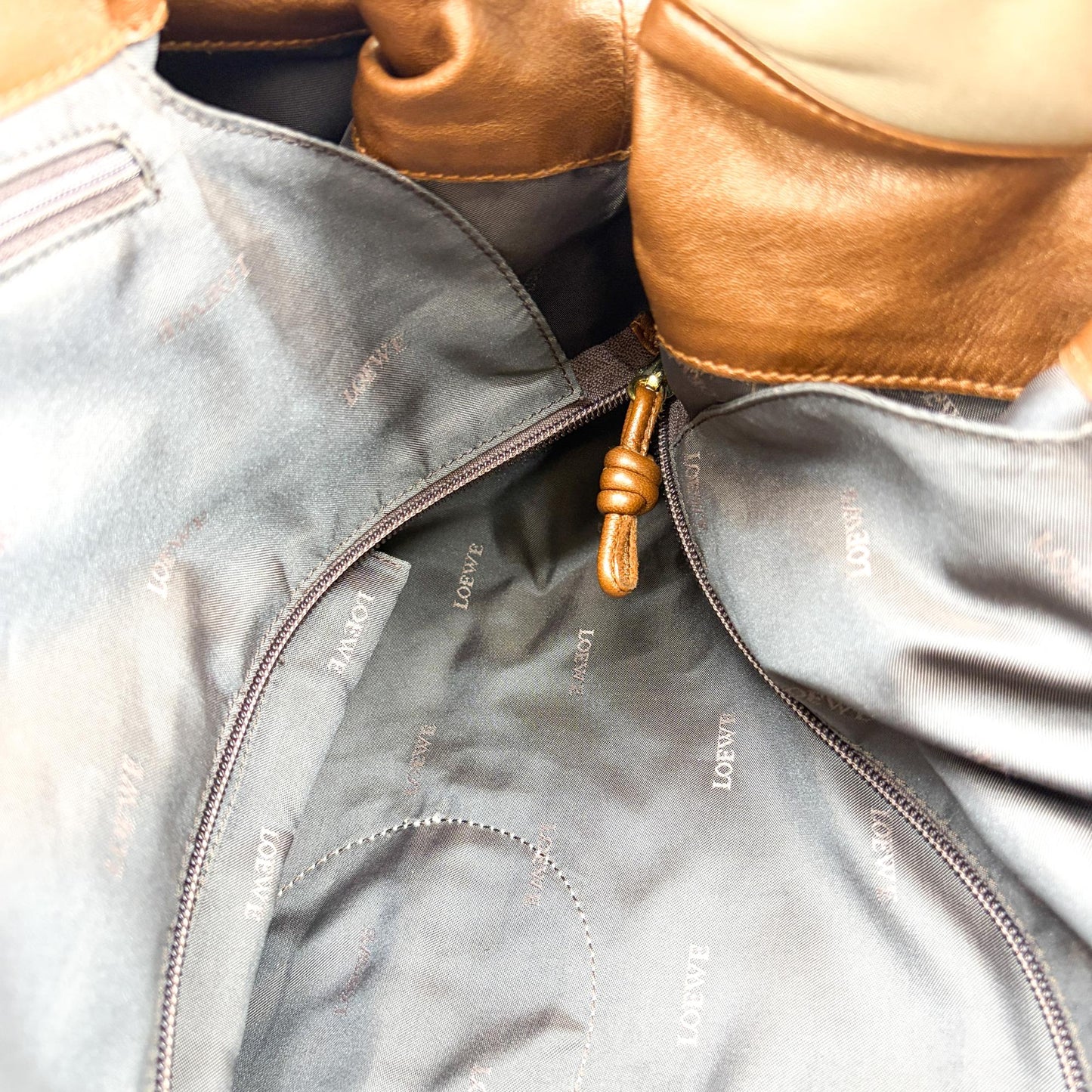 Loewe Napa Art Medium Gold Brown Multi
