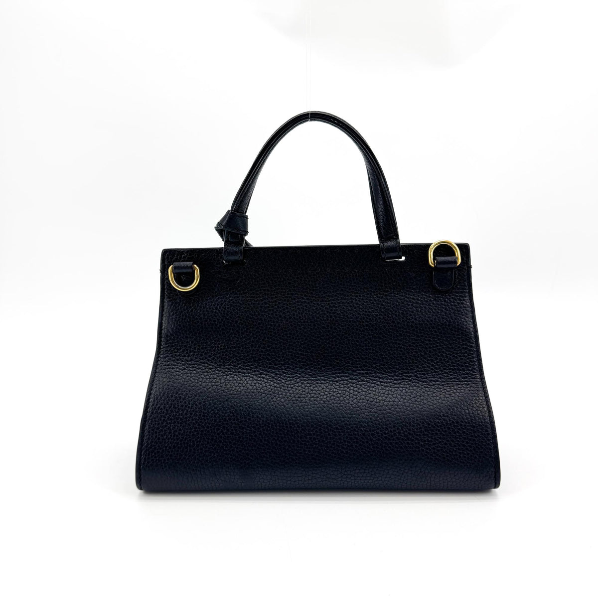 Gucci Small GG Marmont Top Handle Bag Black
