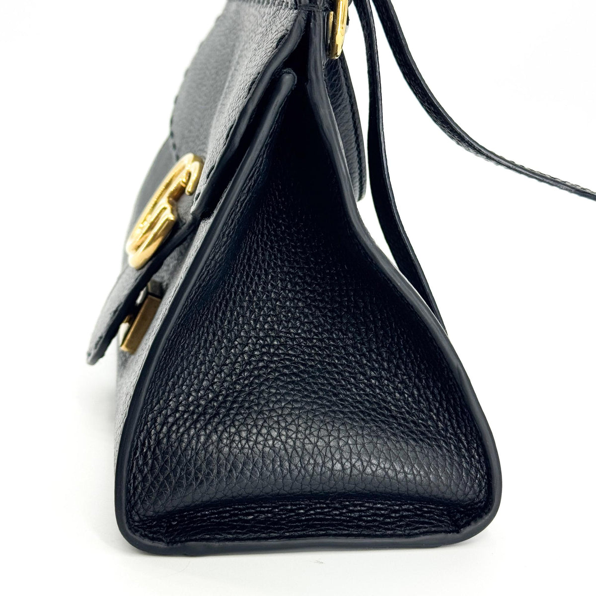 Gucci Small GG Marmont Top Handle Bag Black