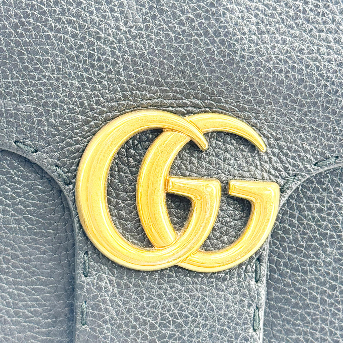 Gucci Small GG Marmont Top Handle Bag Black
