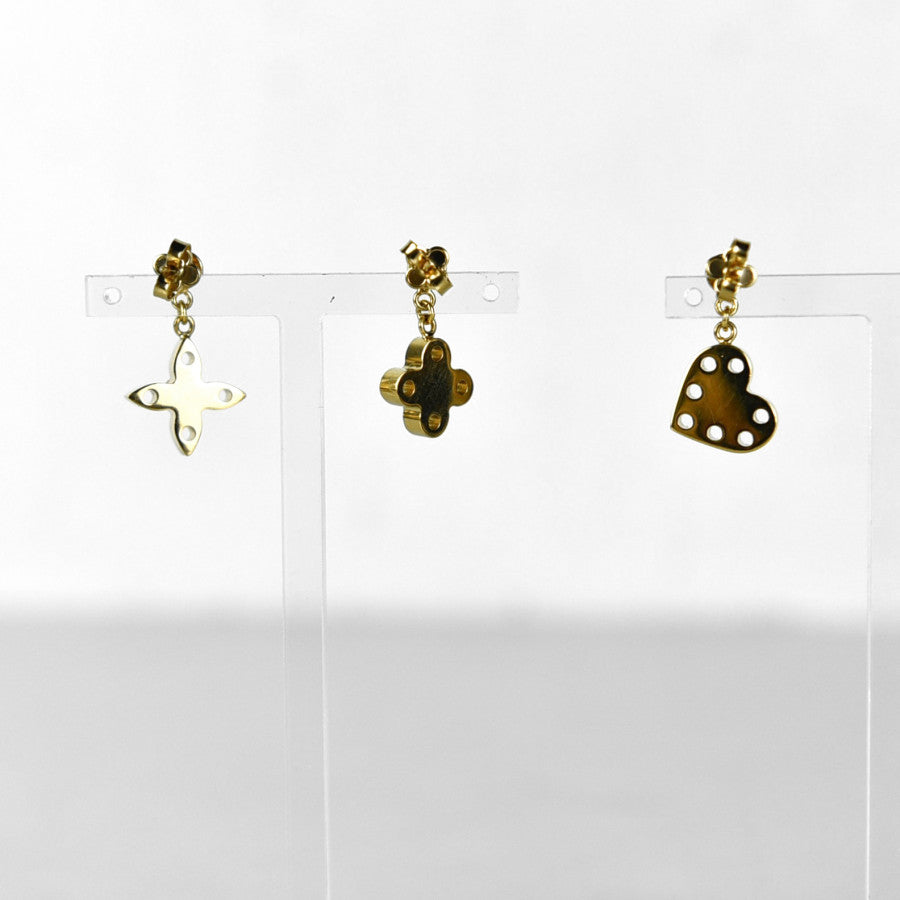 Monogram earrings