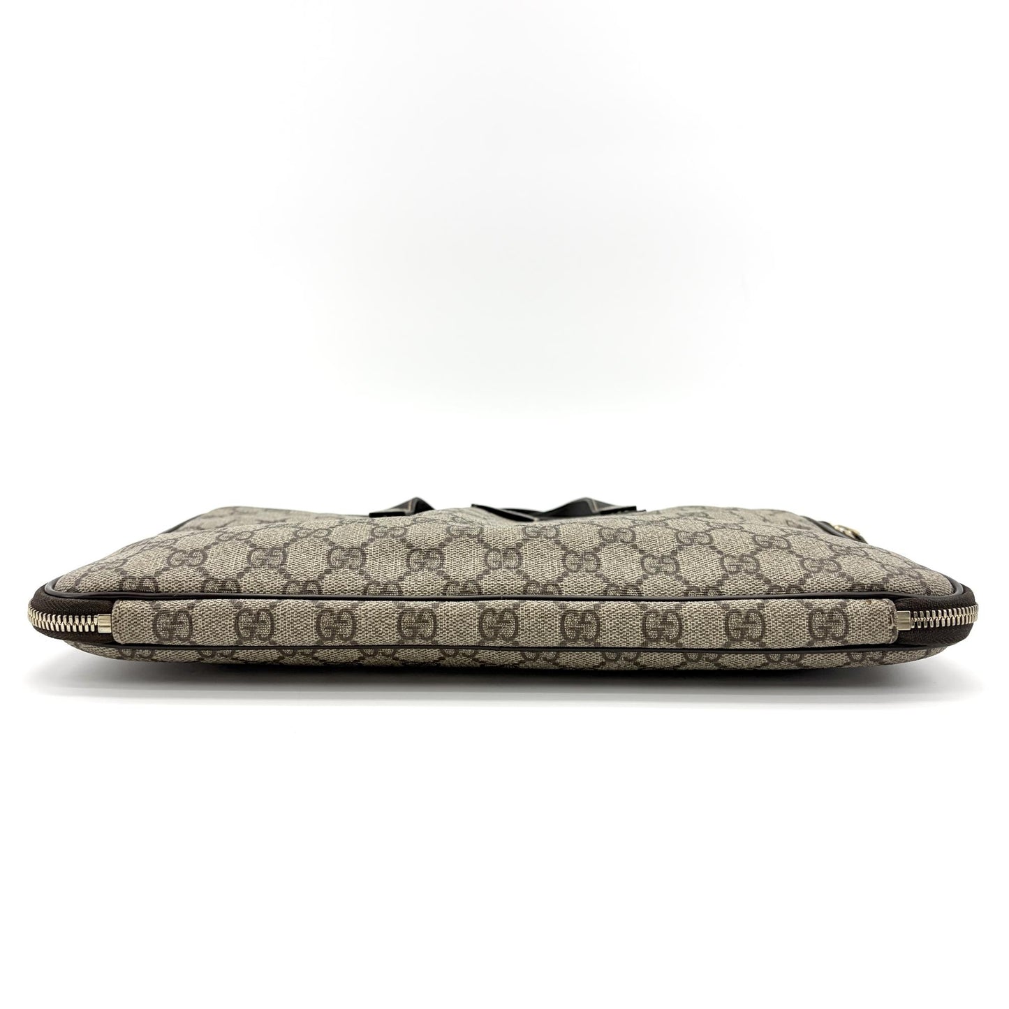 Gucci GG Supreme Canvas Briefcase Brown