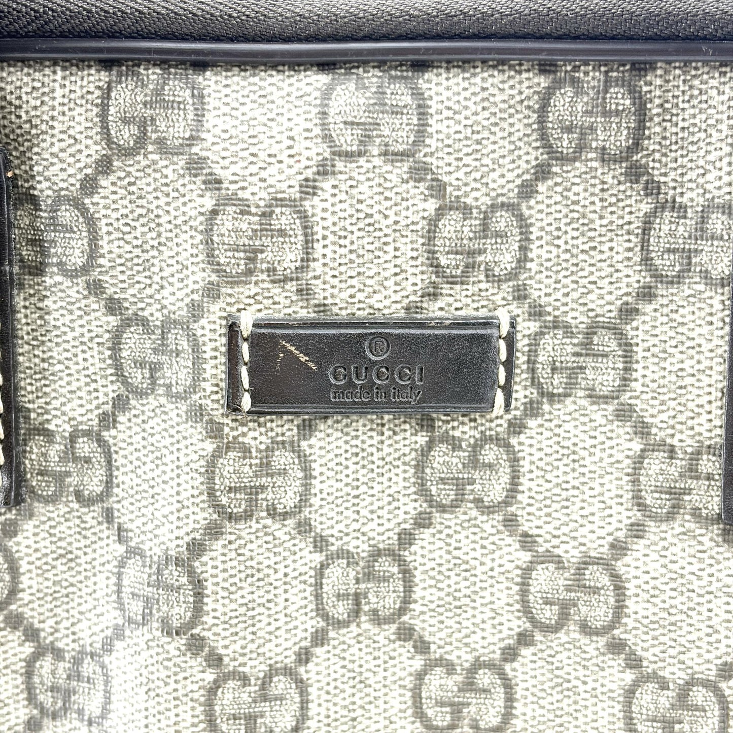 Gucci GG Supreme Canvas Briefcase Brown