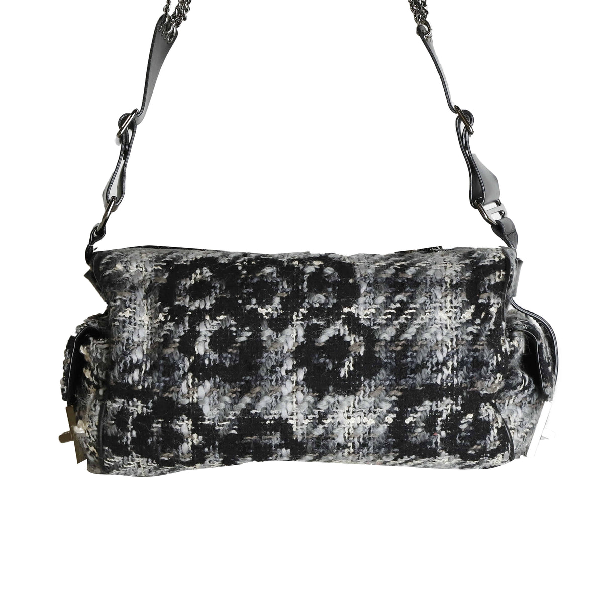 Tweed shoulder bag