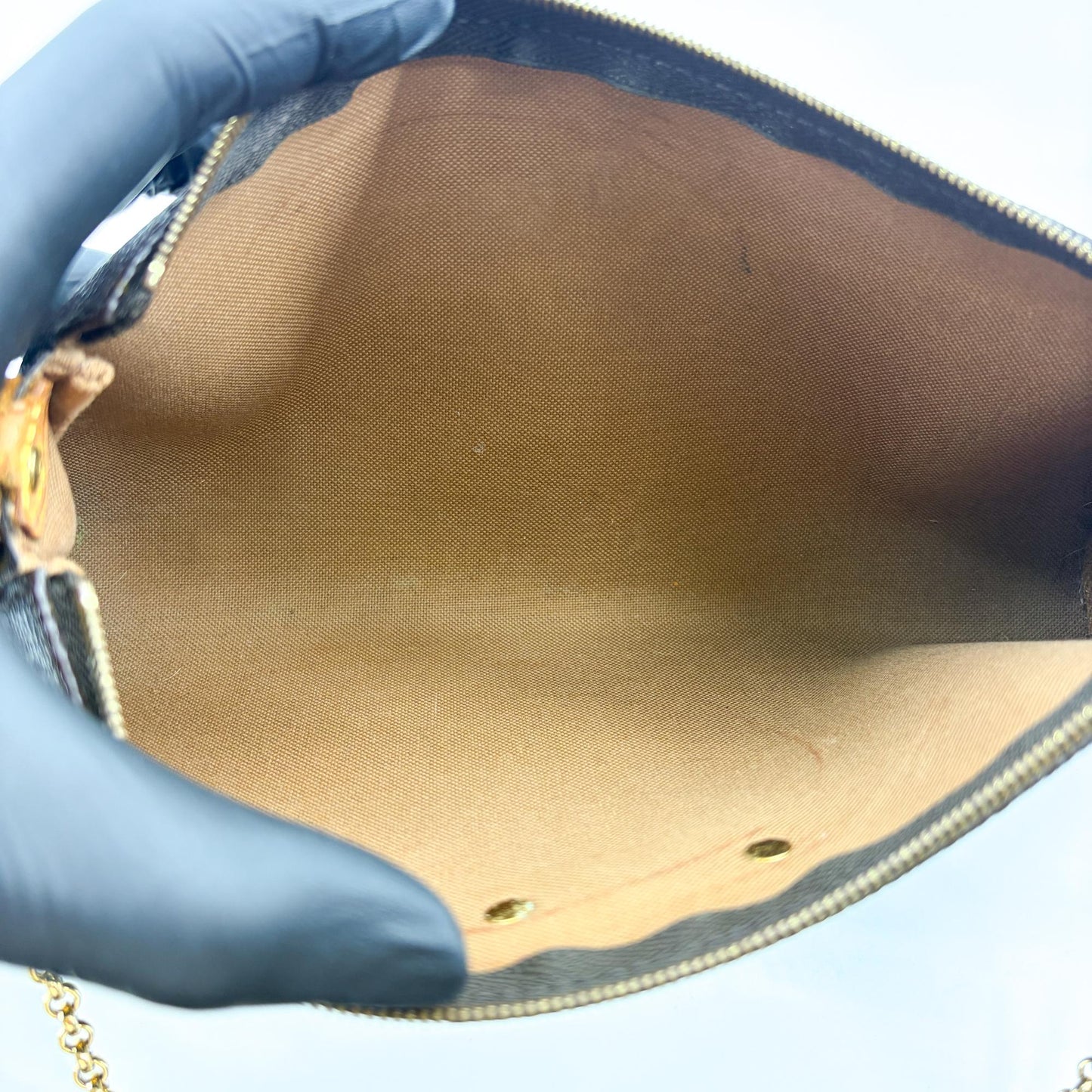 Louis Vuitton Monogram Eva Clutch Brown