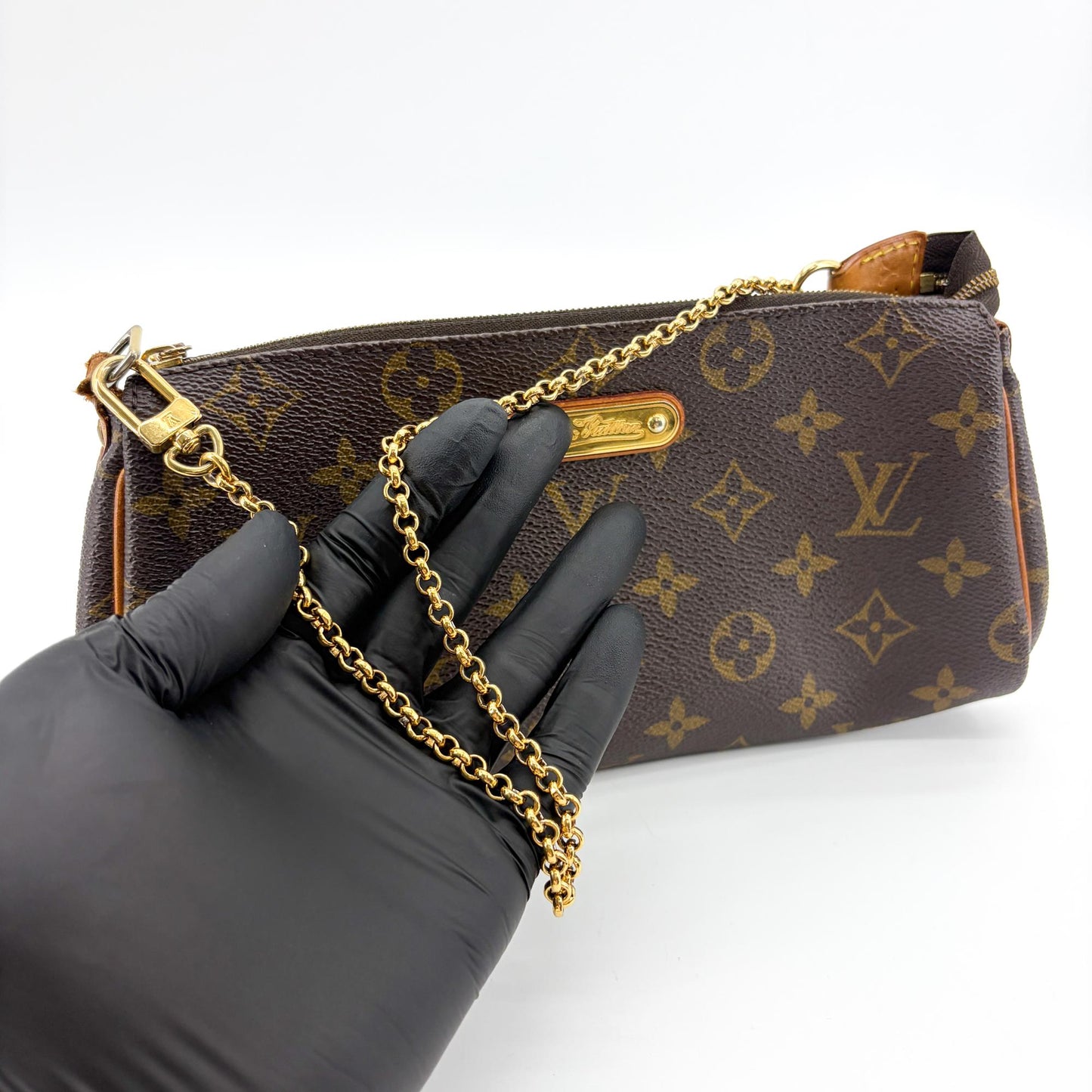 Louis Vuitton Monogram Eva Clutch Brown