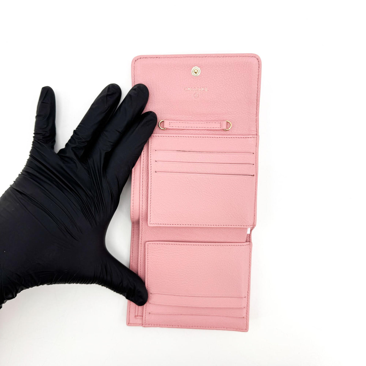 Chanel French Pulse Compact Wallet Pink