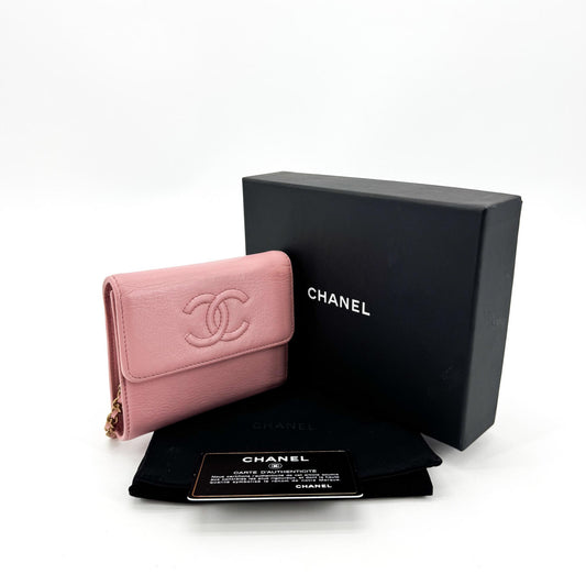 Chanel French Pulse Compact Wallet Pink