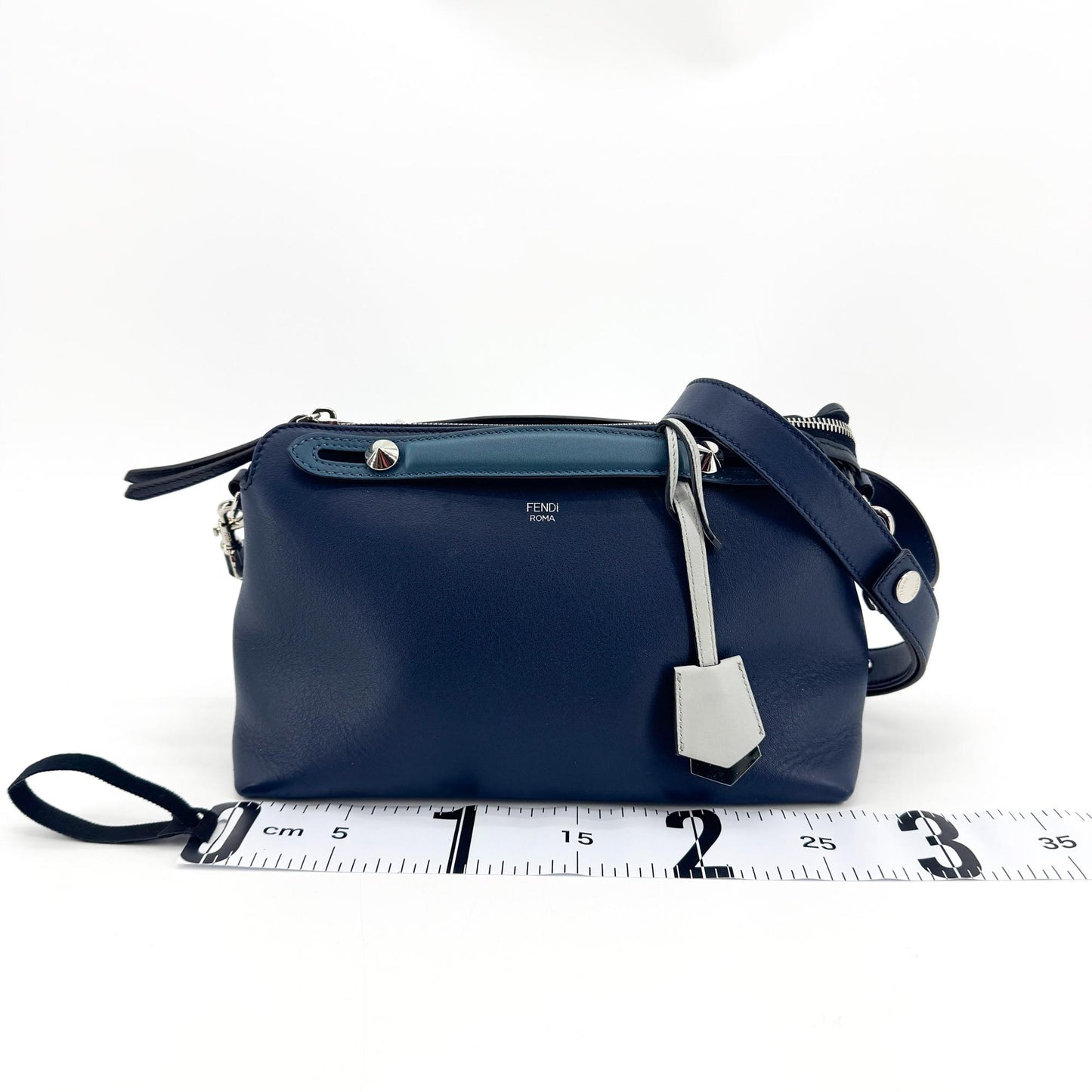 Fendi By The Way Medium Crossbody Bag Navy