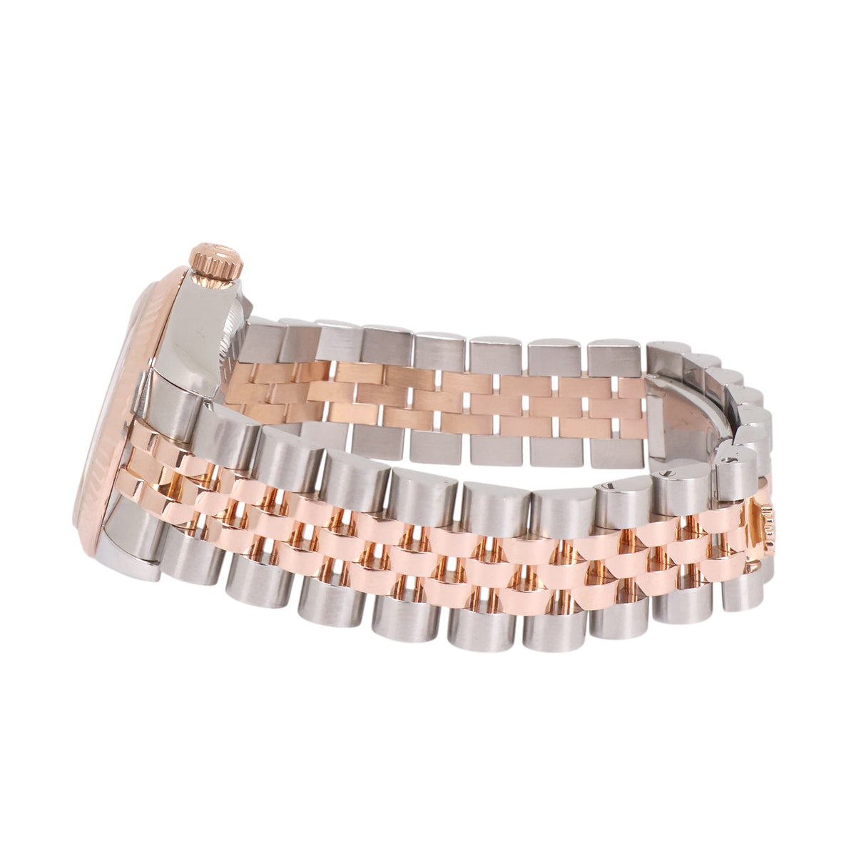 Rolex 178271 Rose Gold Diamond Dayjust Two-Tone Automatic Watch