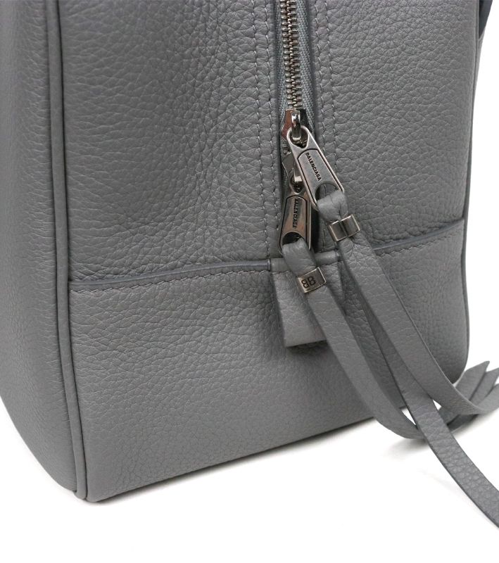 Balenciaga Gray Medium Carry Bowling Bag