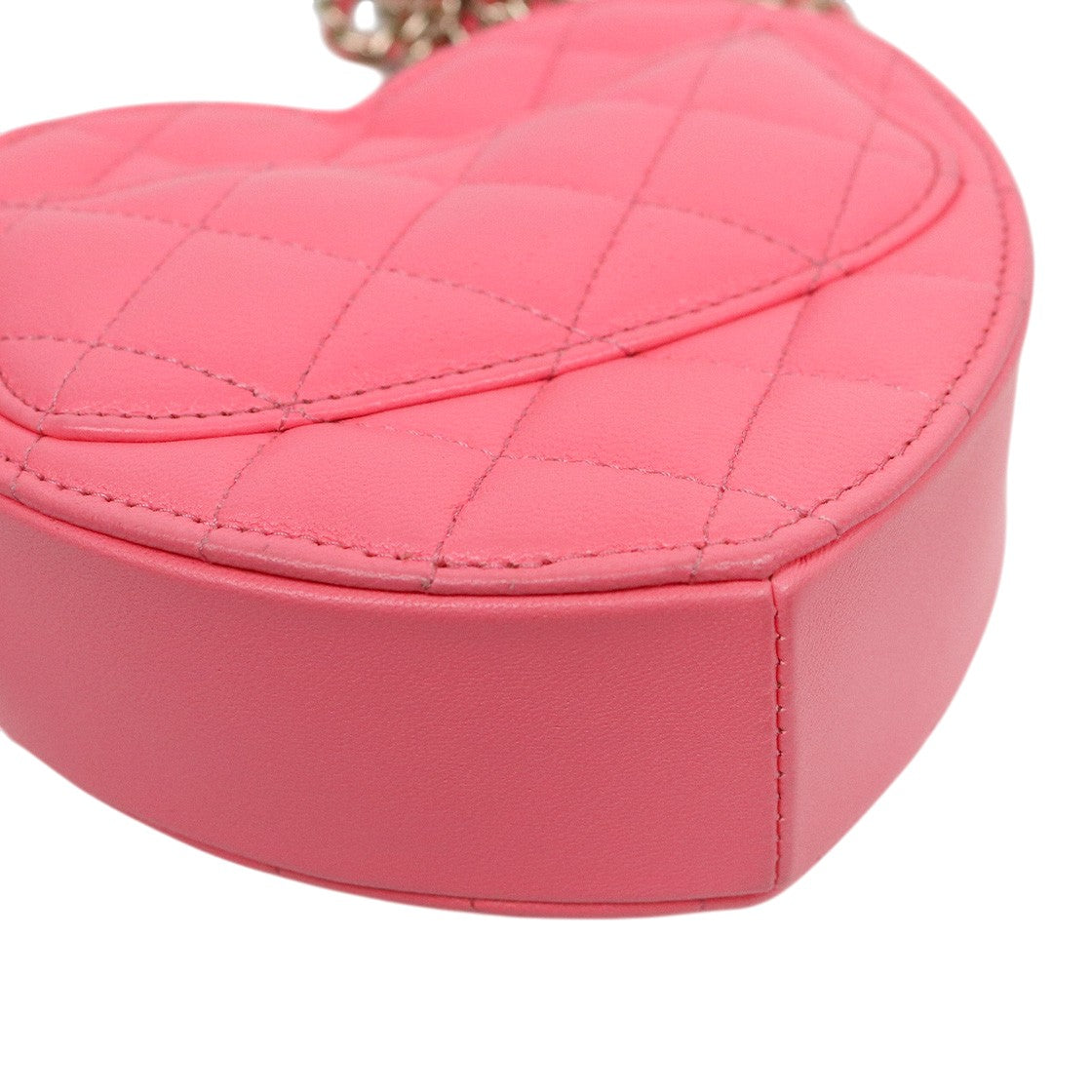 Chanel Pink Heart Crossbody Bag