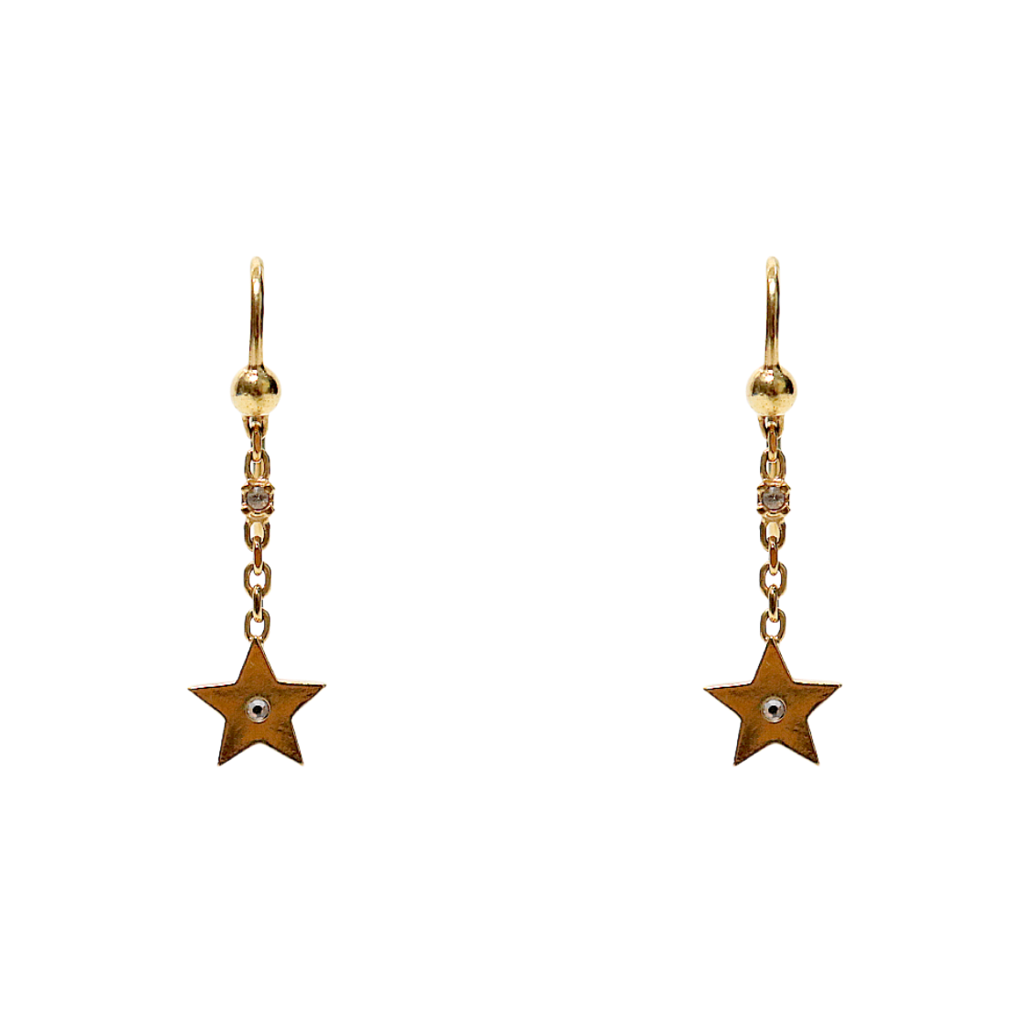 Dior Star Gold Earrings