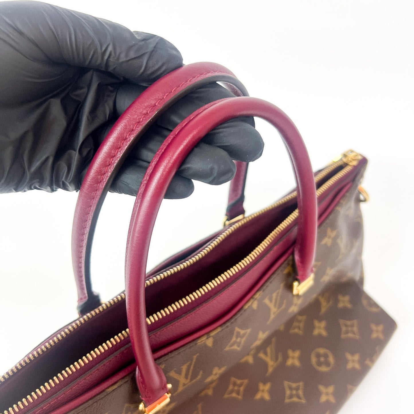 Louis Vuitton Monogram Pallas MM Aurore