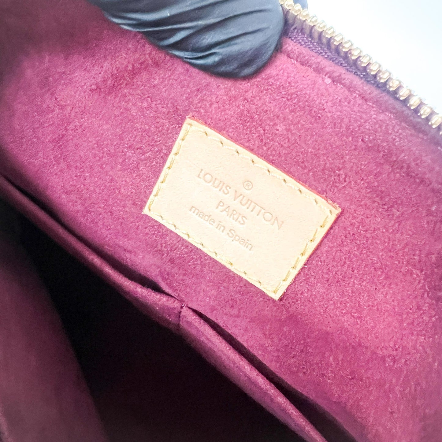 Louis Vuitton Monogram Pallas MM Aurore