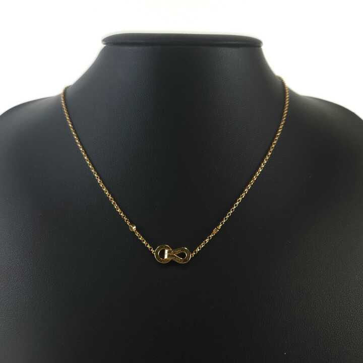Agraff diamond necklace