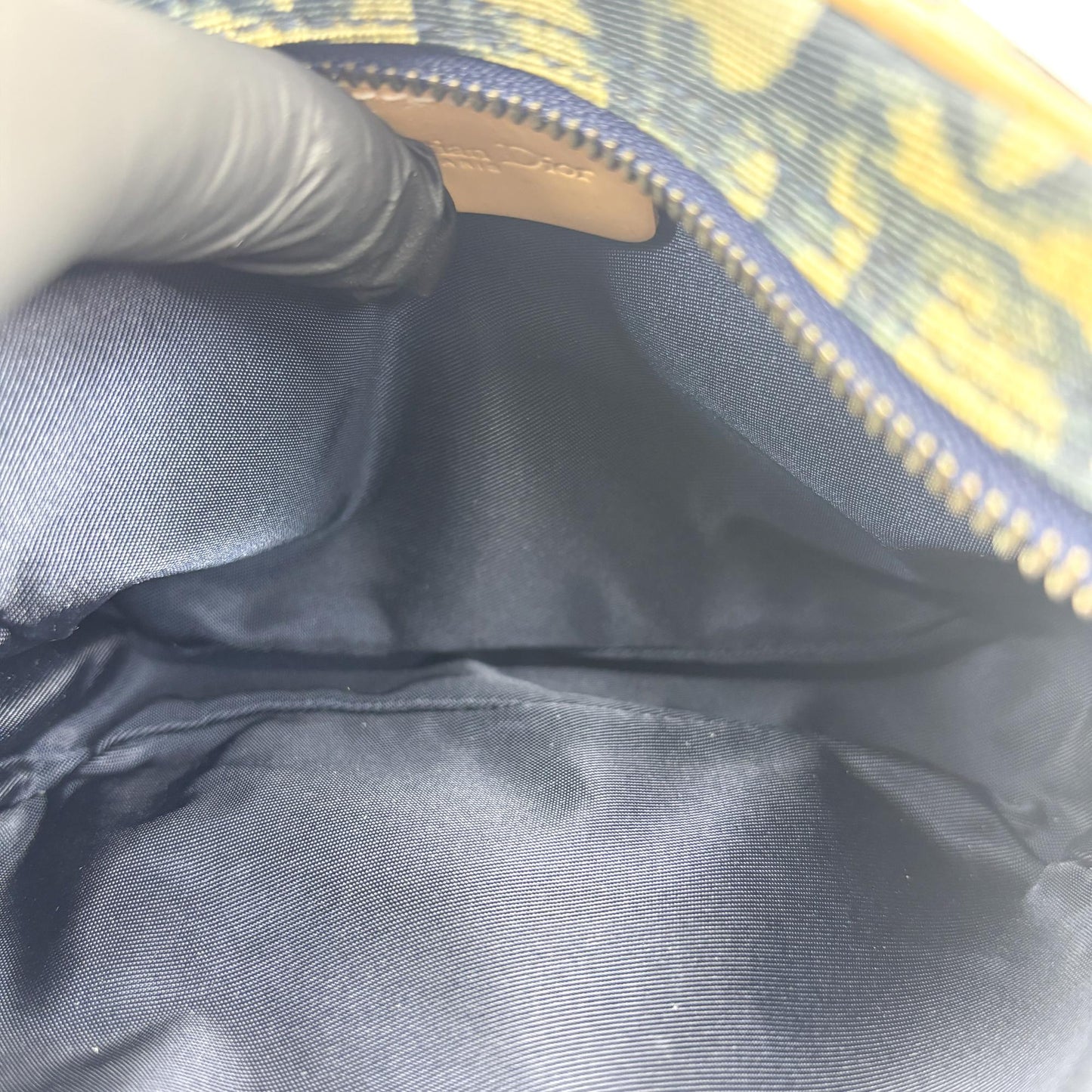 Christian Dior Trotter No. 1 Listlet Pouch Navy