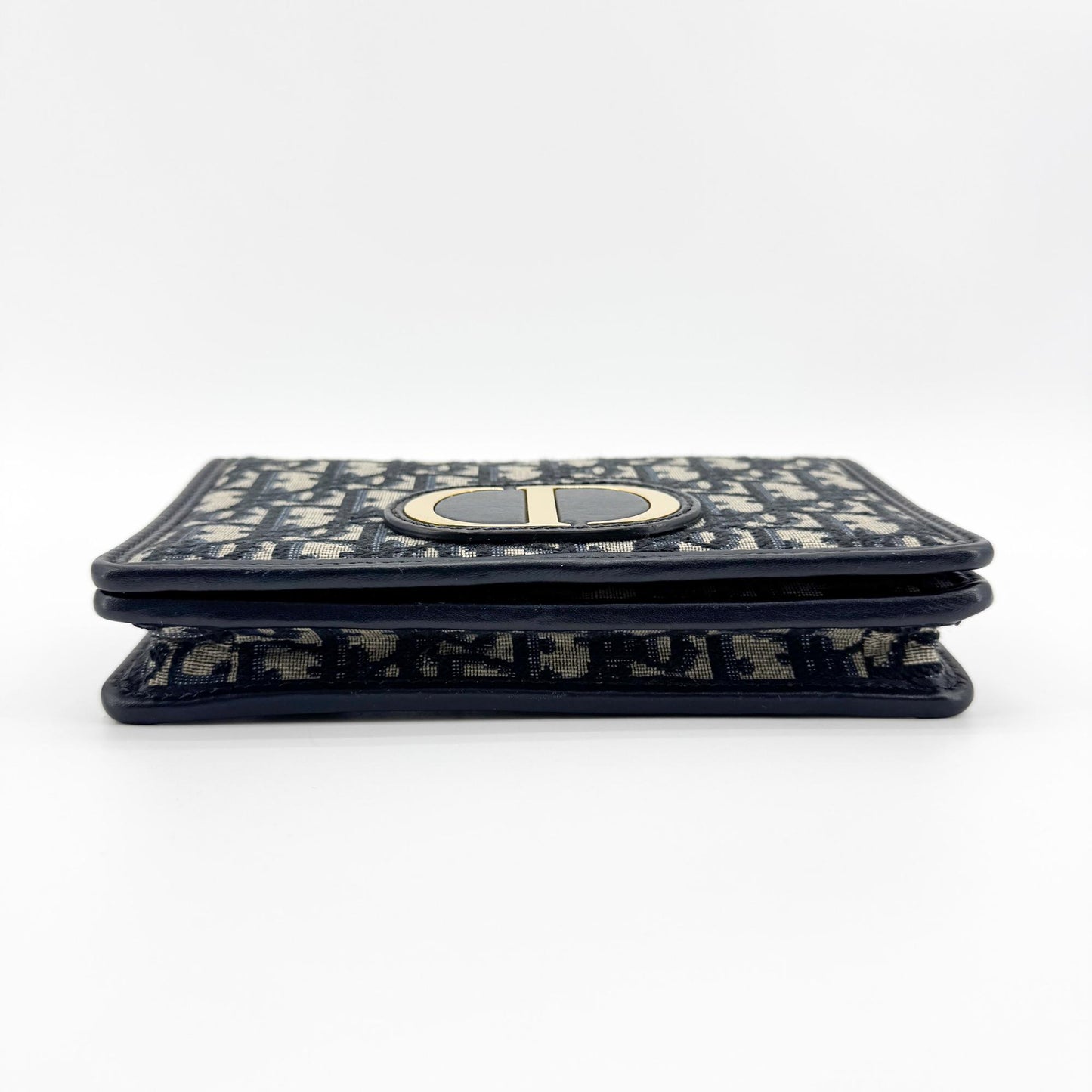 Dior Pochette Chaîne 30 Montaigne Toile Oblique Bleue