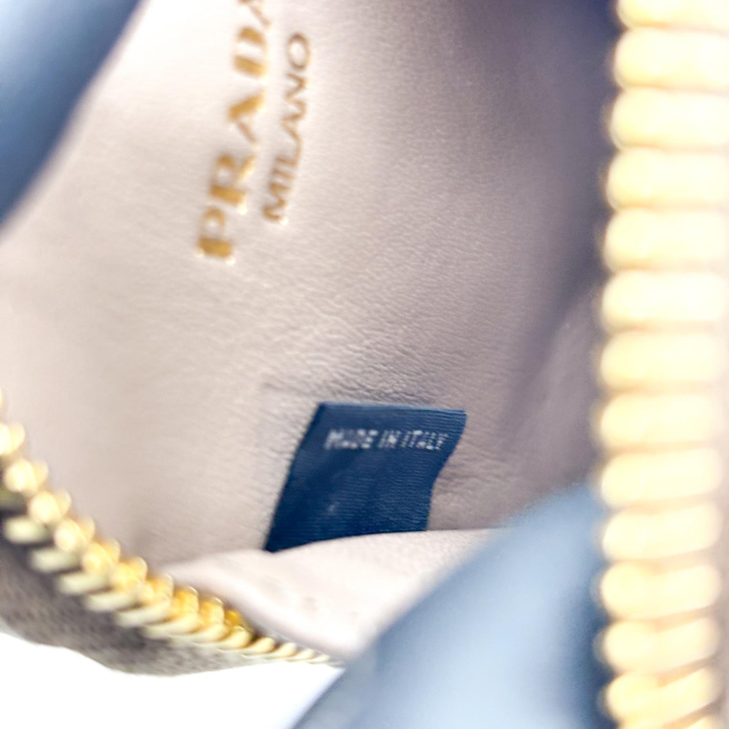 Prada Re-edition 2005 Saffiano Leather Shoulder Bag Beige