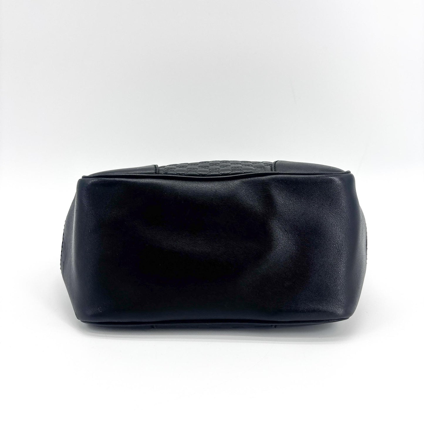 Gucci Microguccissima Bree Tote Bag Medium Black