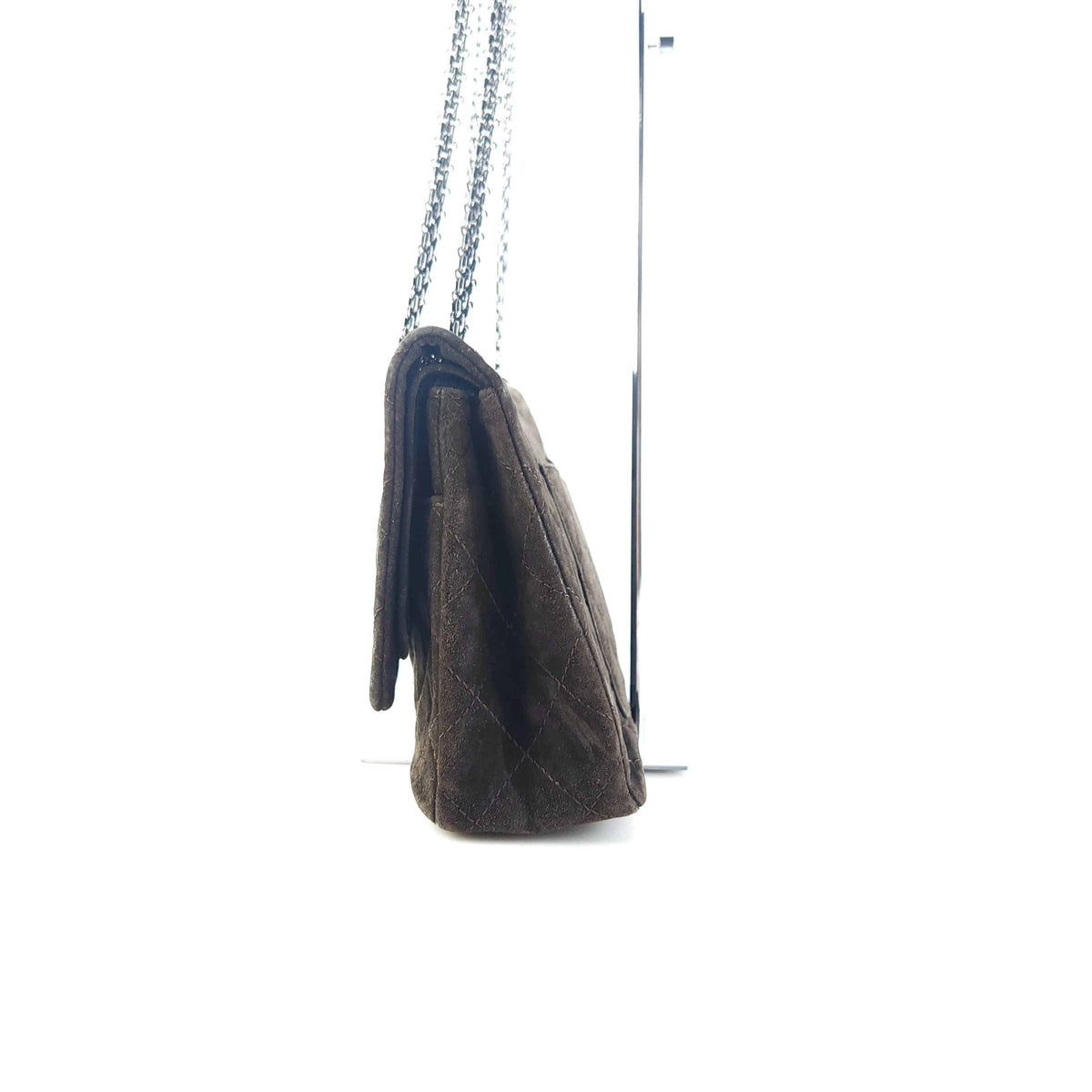 Large 2.55 Suede Flap Shoulder Bag