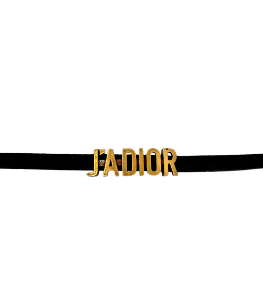 Dior J'Adior Gold Choker Necklace