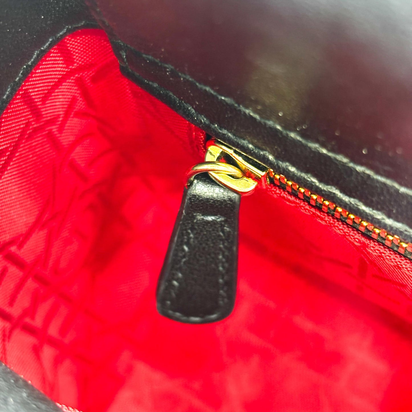 Dior Lady Dior Medium Bag Black Lambskin Gold Hardware