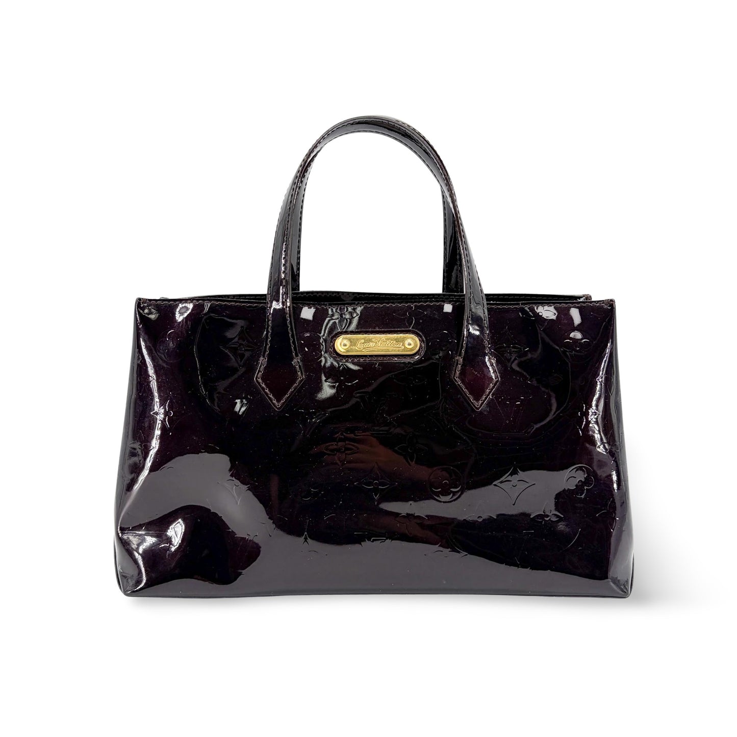 Louis Vuitton Monogram Vernis Wilshire PM Amarante
