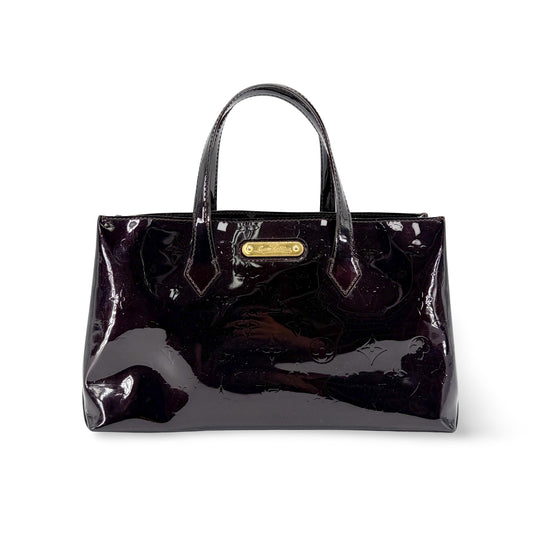 Louis Vuitton Monogram Vernis Wilshire PM Amarante