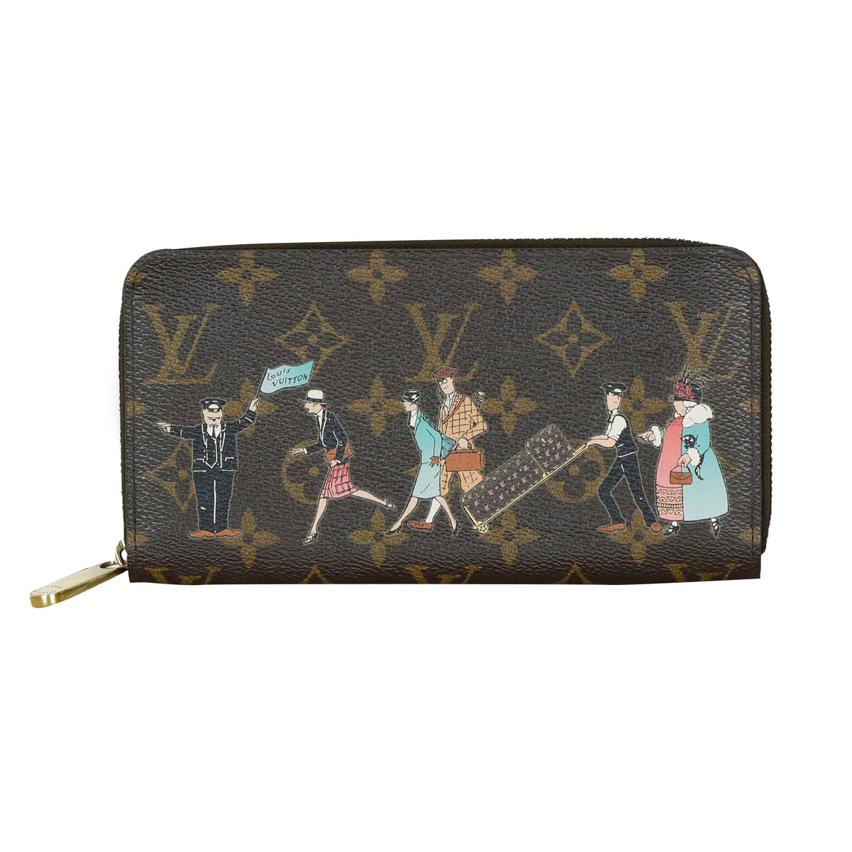 Monogram Zippy Zipper Long Wallet