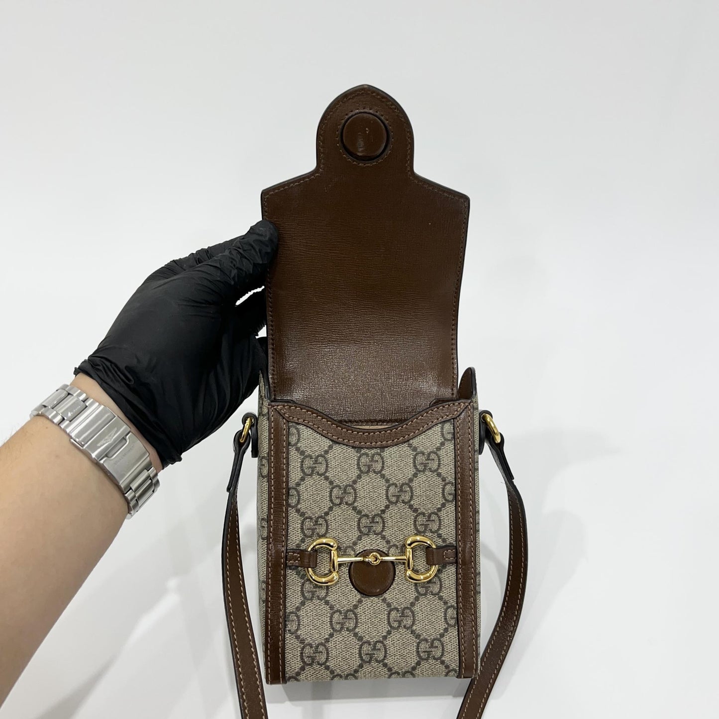 Gucci Horsebit 1955 Mini Bag Phone Holder Bag