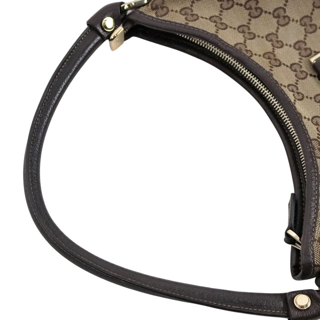 Gucci GG Abby Canvas D-Ring Hobo Bag