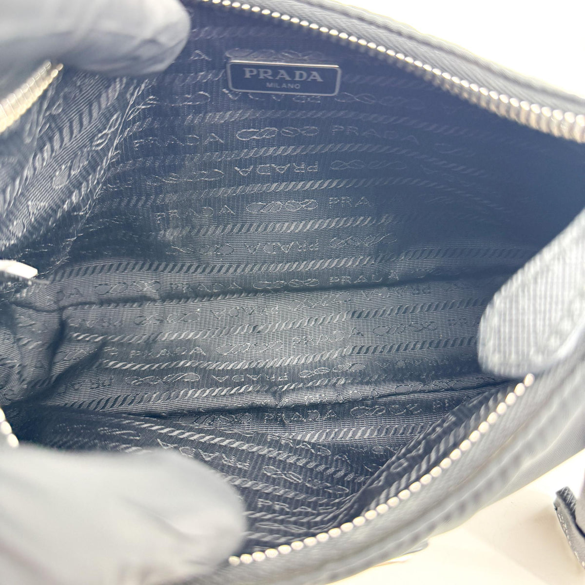 Prada Re-Ylon Re-Edition 2005 Mini Crossbody Bag Black