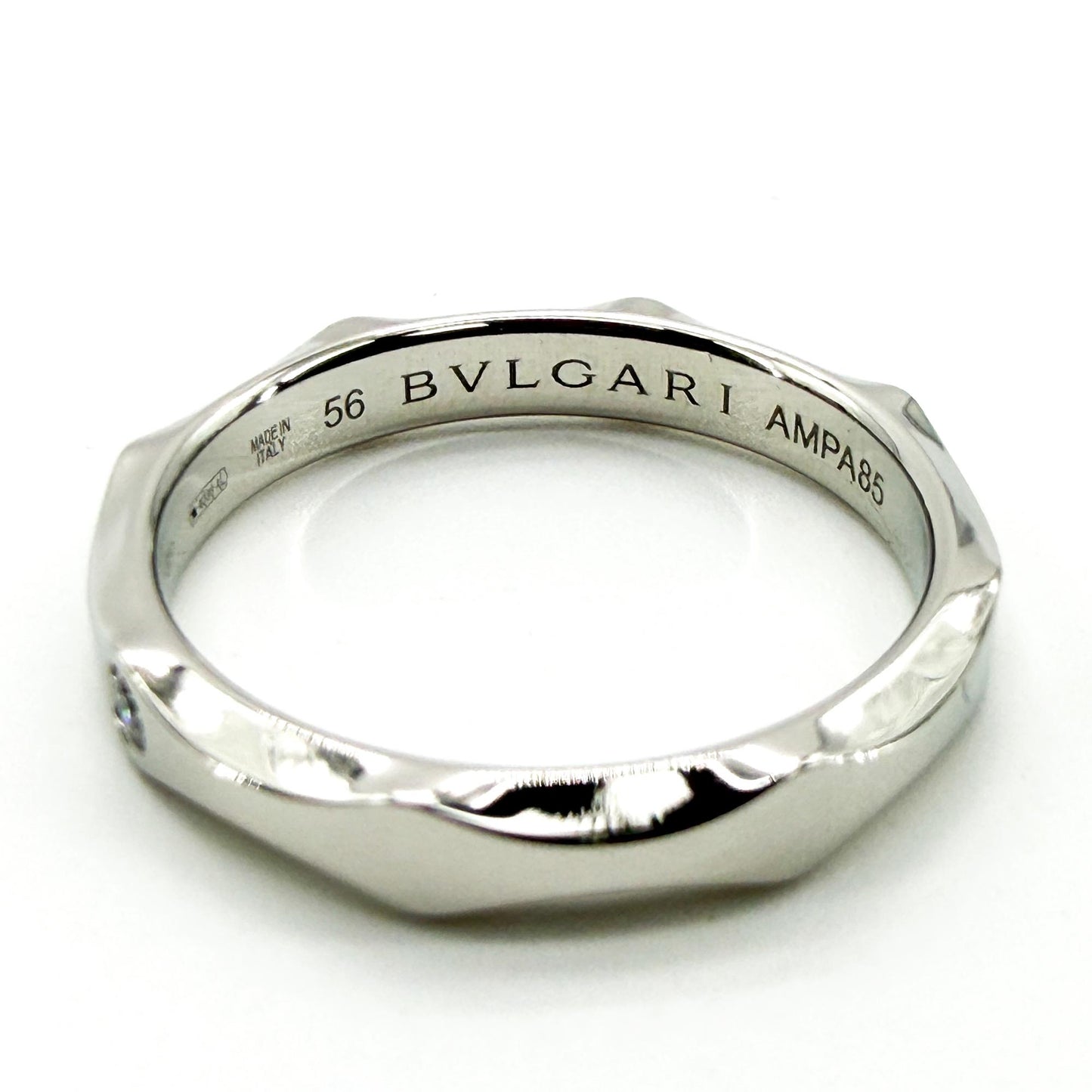 Bulgari Infinito Platinum 1-Diamond Ring