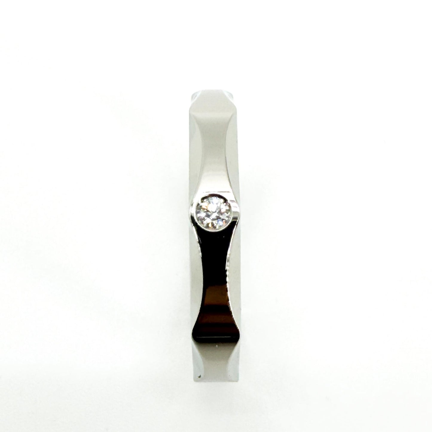 Bulgari Infinito Platinum 1-Diamond Ring
