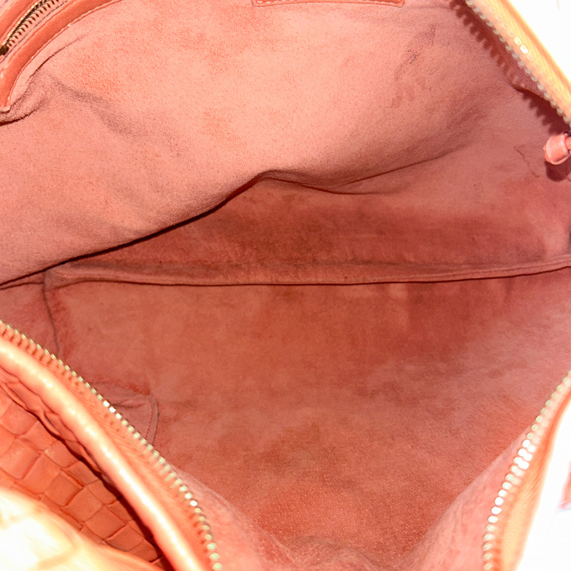 Bocche di Benevente Coral Weave Bag